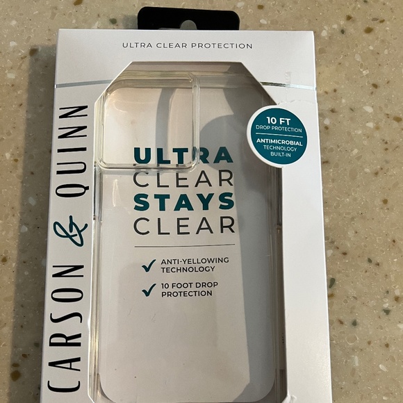 Carson and Quinn Clear Iphone Case - 13 Pro Max/12 Pro Max - Picture 1 of 1